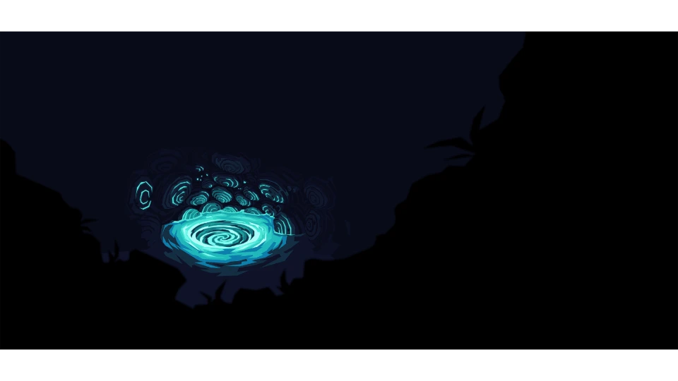 Spiraling Whirlpool